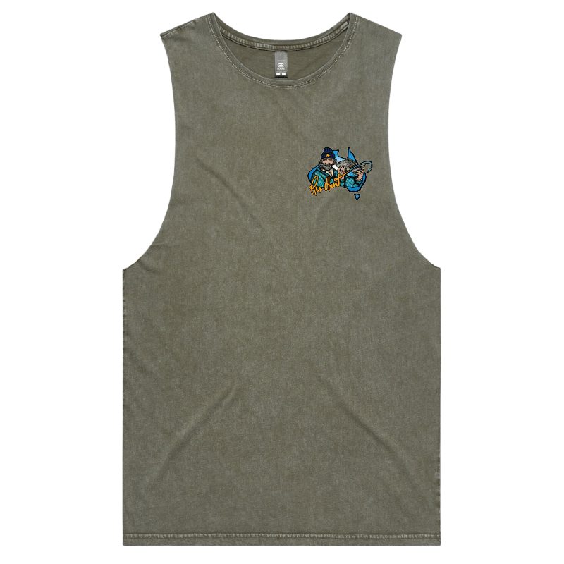 S / Moss / Small Front Design Rex Hunt Fishing 🎣🛥️ - Tank