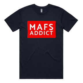 S / Navy / Large Front Design MAFS Addict 💍🕊️ – Men's T Shirt