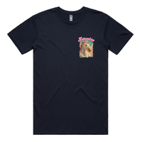 S / Navy / Small Front Design Ketamine Unicorn 💉🦄 - Men's T Shirt
