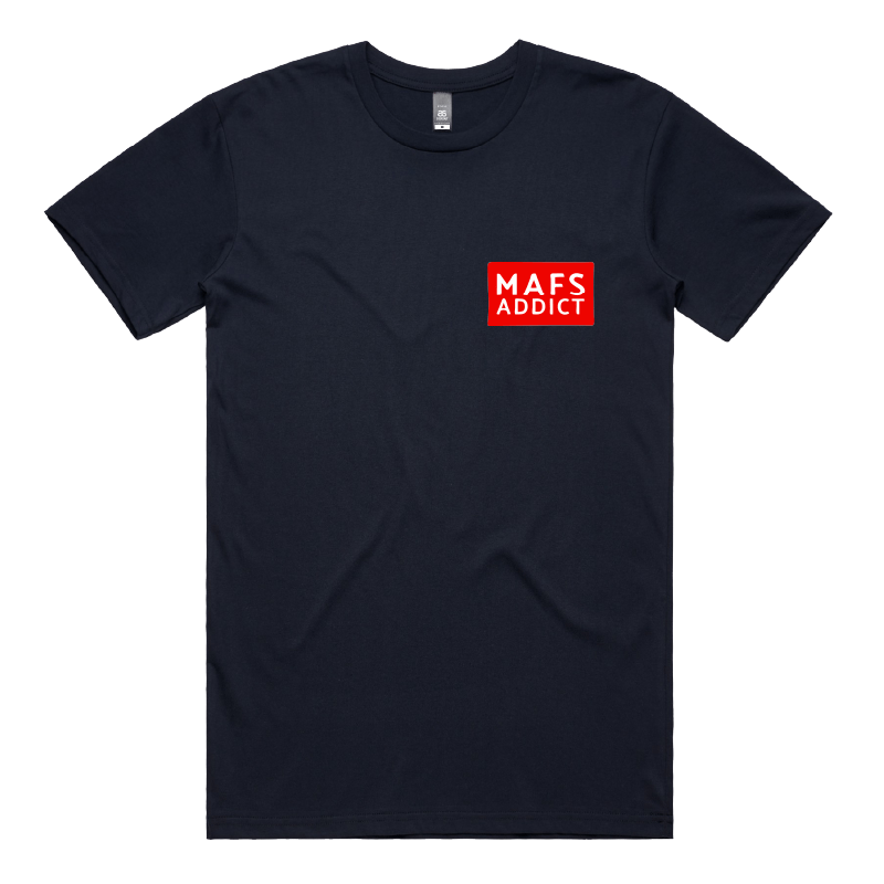 S / Navy / Small Front Design MAFS Addict 💍🕊️ – Men's T Shirt