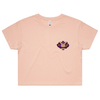 S / Pink Bat Dad 🦹🏻‍♂️⚾️ - Women's Crop Top