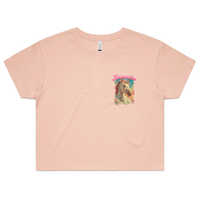 S / Pink Ketamine Unicorn 💉🦄 - Women's Crop Top