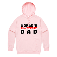 S / Pink / Large Front Print Baddie Daddy 👴💋 – Unisex Hoodie
