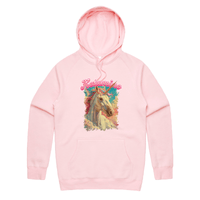 S / Pink / Large Front Print Ketamine Unicorn 💉🦄 - Unisex Hoodie