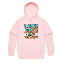 S / Pink / Large Front Print Kiss From Down Under 😘💨 – Unisex Hoodie