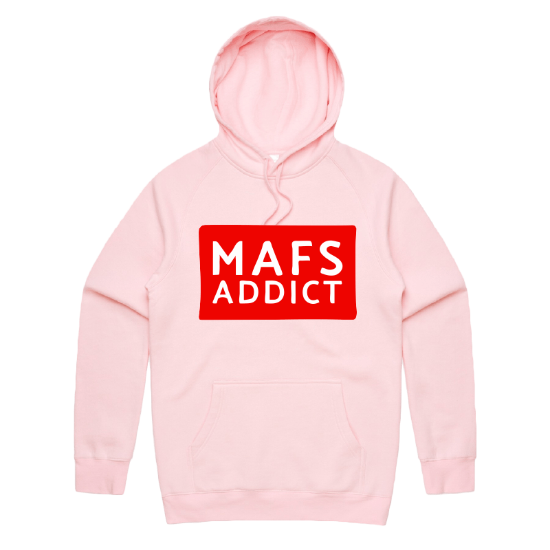 S / Pink / Large Front Print MAFS Addict 💍🕊️ – Unisex Hoodie