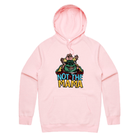 S / Pink / Large Front Print Not The Mama 🦕🍳 - Unisex Hoodie