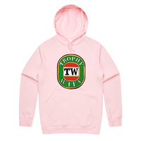 S / Pink / Large Front Print Trophy Wife Victor Bravo 🍺🏆 – Unisex Hoodie