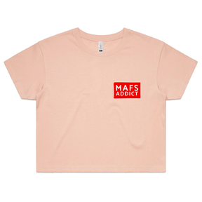 S / Pink MAFS Addict 💍🕊️ – Women's Crop Top