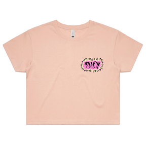 S / Pink Milf'n Ain't Easy 👩🎖️ – Women's Crop Top