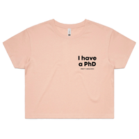 S / Pink Pretty Huge.....🎓 - Women's Crop Top