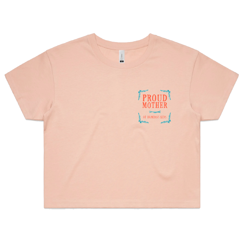 S / Pink Proud Mother 🥴💩 – Women's Crop Top