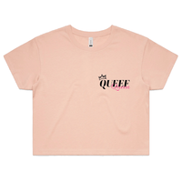 S / Pink Queef Queen 💨👑 - Women's Crop Top