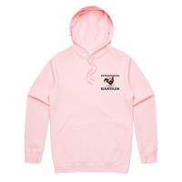 S / Pink / Small Front Print Experienced 🐔 Handler - Unisex Hoodie
