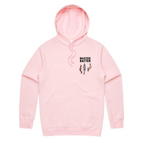 S / Pink / Small Front Print Master Baiter 🎣 - Unisex Hoodie