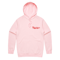 S / Pink / Small Front Print My Back Hurts 🧰 – Unisex Hoodie