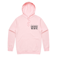 S / Pink / Small Front Print Participation Wife 👩🥈 – Unisex Hoodie
