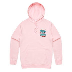 S / Pink / Small Front Print That Escalated Quickly 🤬😬 – Unisex Hoodie