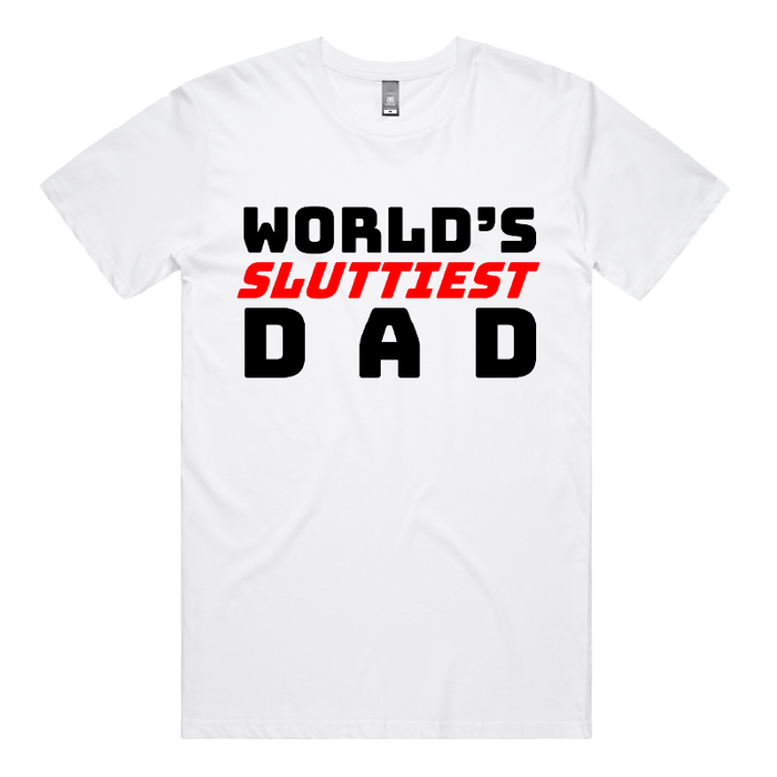 S / White / Large Front Design Baddie Daddy 👴💋 – Men's T Shirt