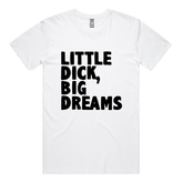 S / White / Large Front Design Big Dreamer 🍆💭 – Men's T Shirt
