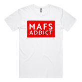 S / White / Large Front Design MAFS Addict 💍🕊️ – Men's T Shirt