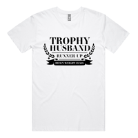 S / White / Large Front Design Runner Up Husband 👨🥈 – Men's T Shirt