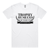 S / White / Large Front Design Runner Up Husband 👨🥈 – Men's T Shirt