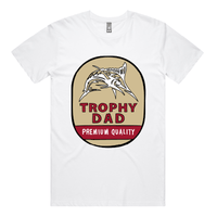 S / White / Large Front Design Trophy Dad Northern 🍺🏆 – Men's T Shirt