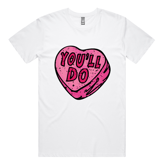 S / White / Large Front Design You'll Do 🤷‍♀️💊 – Men's T Shirt