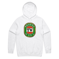 S / White / Large Front Print Trophy Wife Victor Bravo 🍺🏆 – Unisex Hoodie