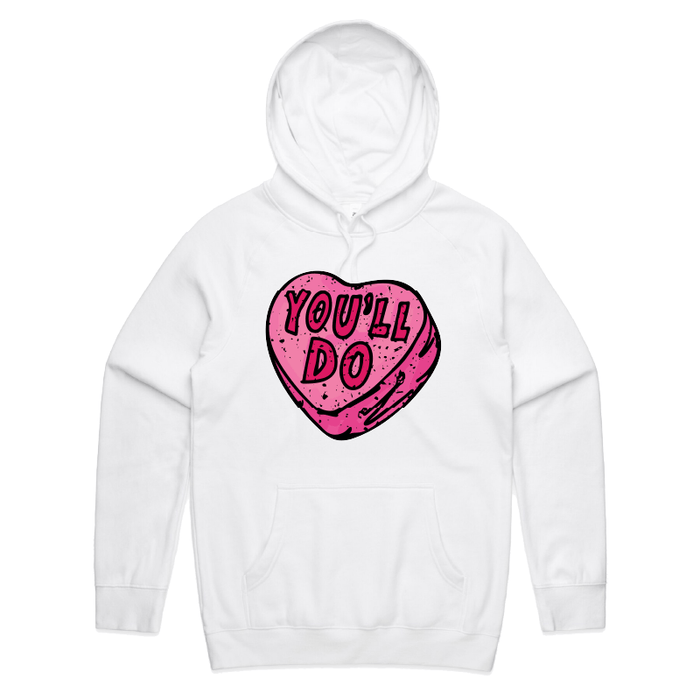 S / White / Large Front Print You'll Do 🤷‍♀️💊 – Unisex Hoodie