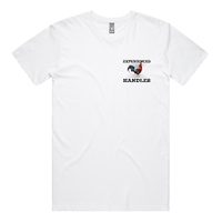 S / White / Small Front Design Experienced 🐔 Handler - Men's T Shirt