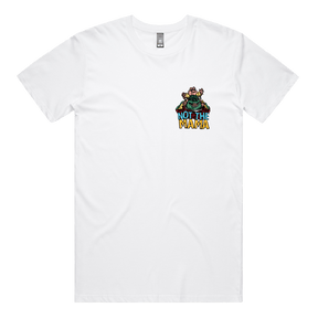S / White / Small Front Design Not The Mama 🦕🍳 - Men's T Shirt