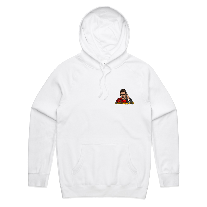 S / White / Small Front Print I will find beer 🔭🍻 - Unisex Hoodie