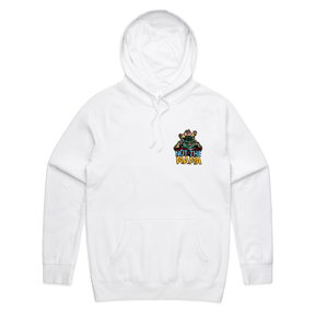 S / White / Small Front Print Not The Mama 🦕🍳 - Unisex Hoodie