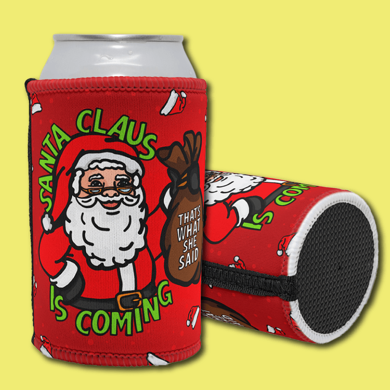 Santa is Coming 🎅🎄- Stubby Holder