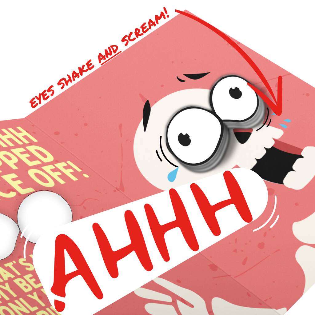 Scream & Shake Birthday Card 🎉