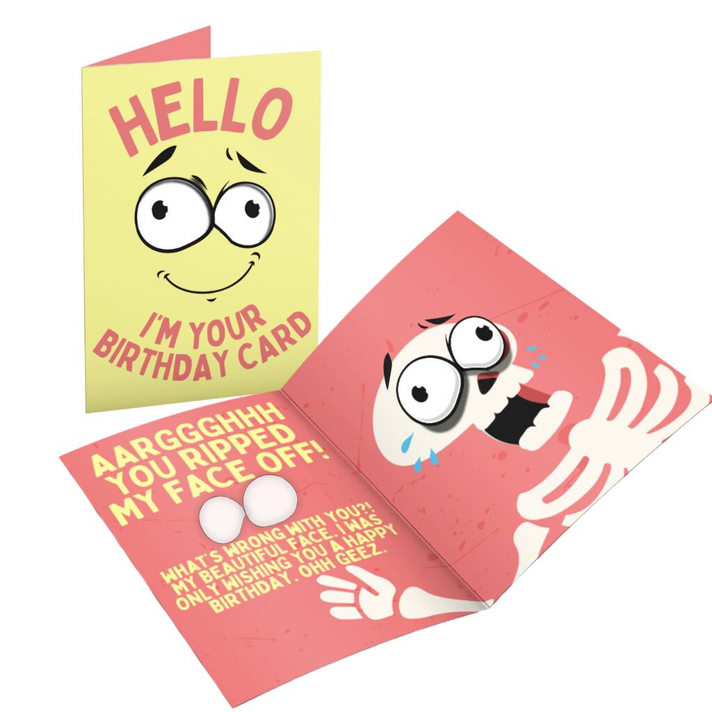 Scream & Shake Birthday Card 🎉