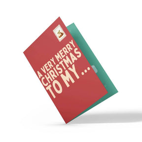 Scream & Shake Nutty Fruit Cake Christmas Card 🎄🥜