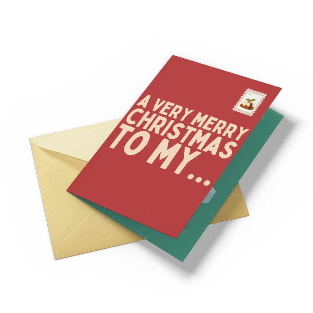 Scream & Shake Nutty Fruit Cake Christmas Card 🎄🥜