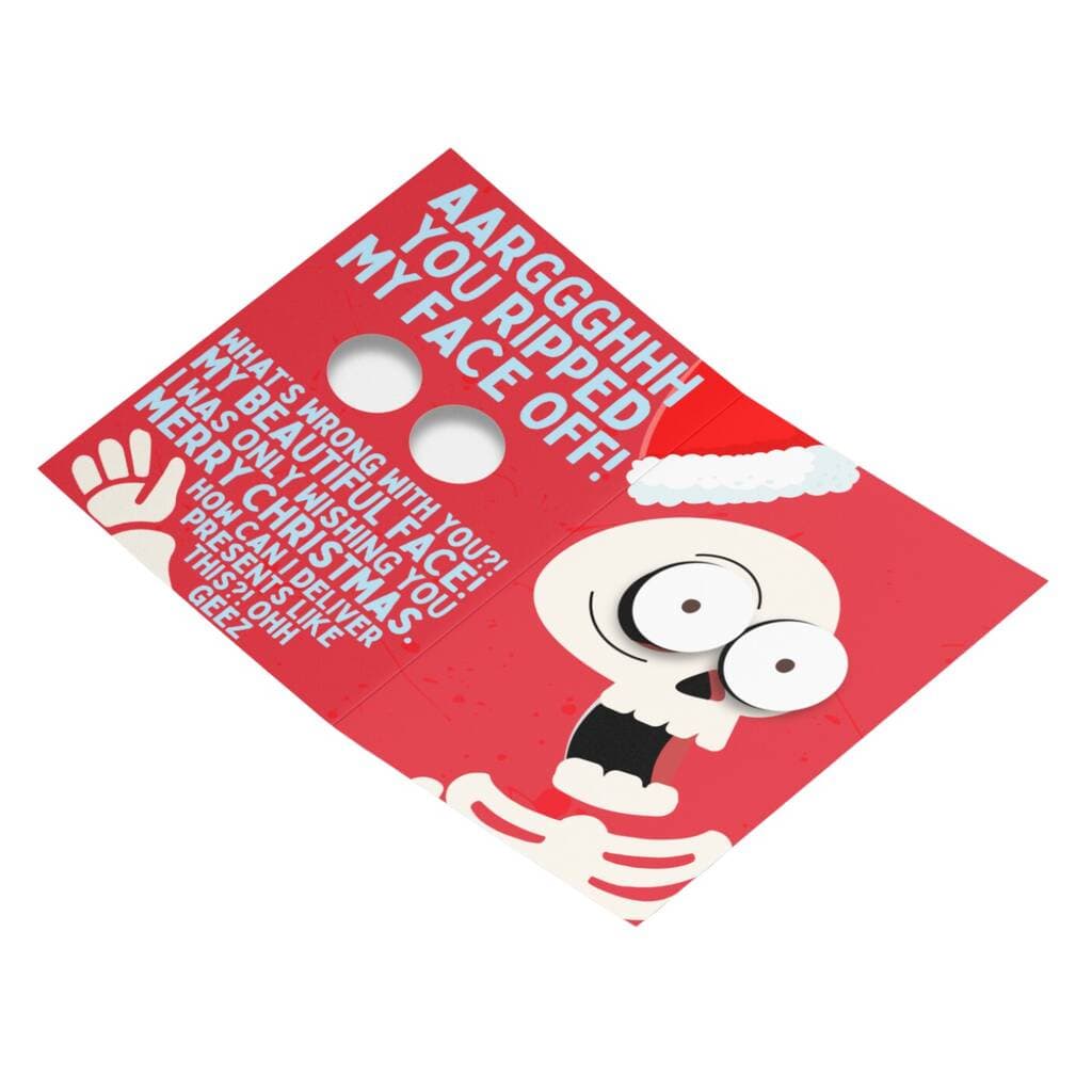 Scream & Shake Santa Christmas Card 🎅🎄