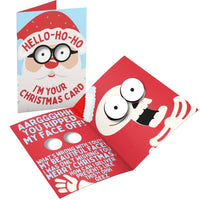Scream & Shake Santa Christmas Card 🎅🎄