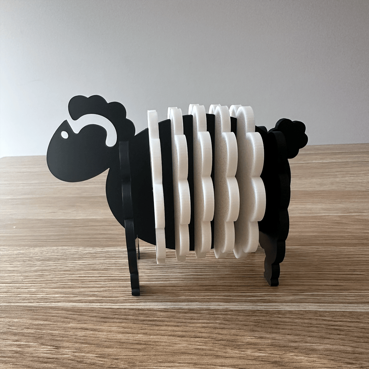 Sheep - 3D Coaster Set 🐑☁️