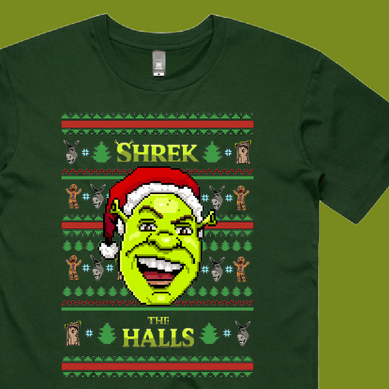 Shrek The Halls 💚🎄 - Men's T Shirt