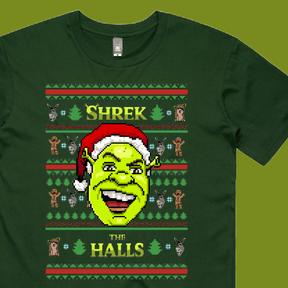 Shrek The Halls 💚🎄 - Men's T Shirt