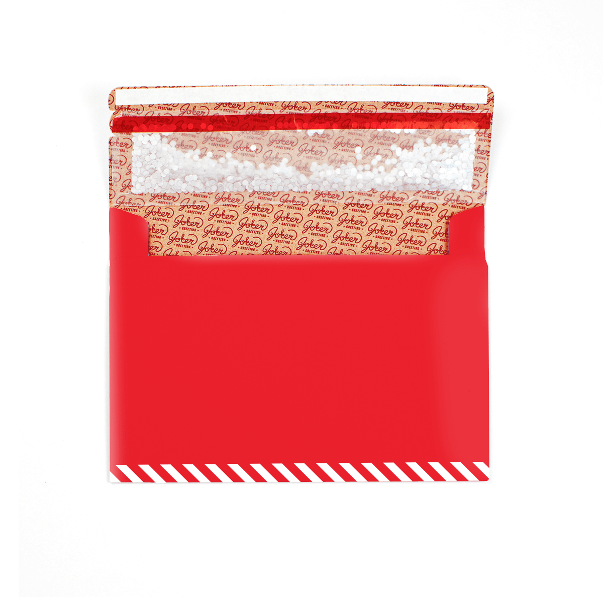 Single Envelope Glitter Trap Envelope Red ✨ - Joker Greeting Prank