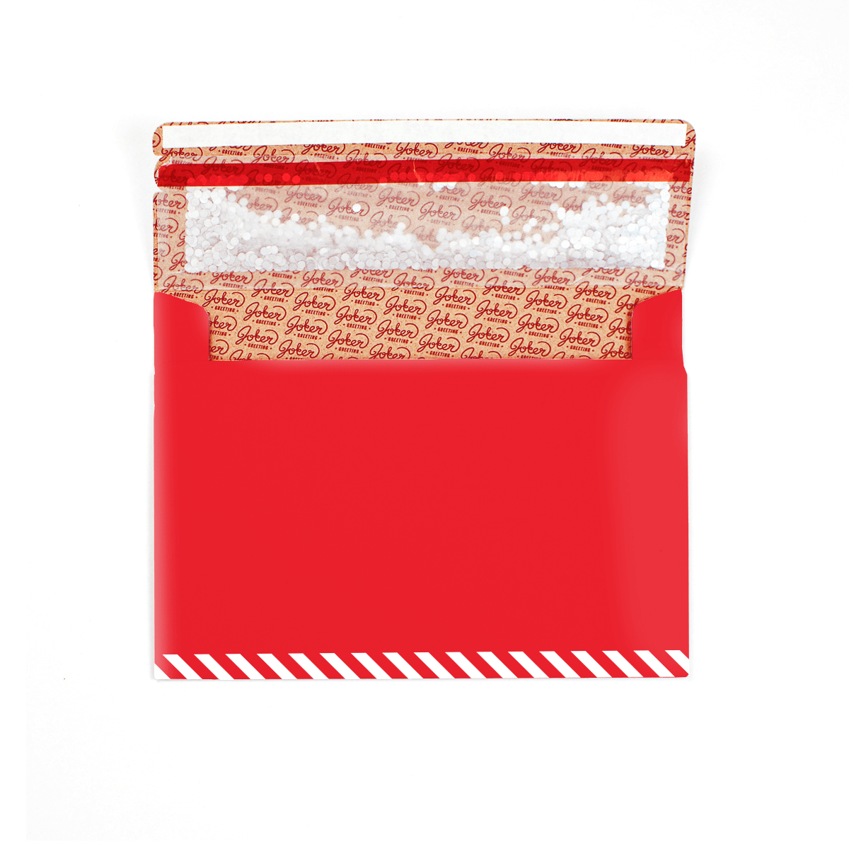 Glitter Trap Envelope Red - Joker Greeting Prank