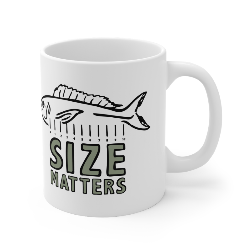 Size Matters 🐟📏 – Coffee Mug