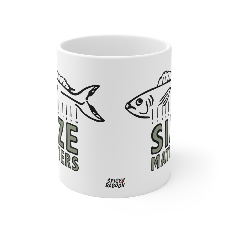 Size Matters 🐟📏 – Coffee Mug