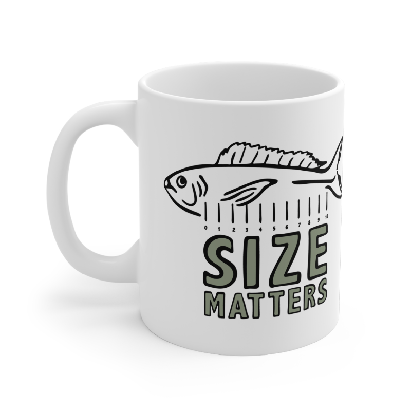 Size Matters 🐟📏 – Coffee Mug